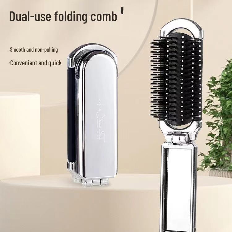 Portable Folding Comb with Makeup Mirror - Compact Travel Comb for Girls with Massage Features
Portable Folding Comb with Makeup Mirror - Compact Travel Comb for Girls with Massage Features