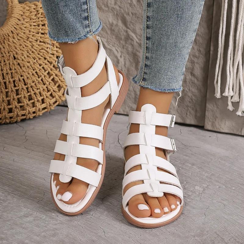 2025Women s Sandals Summer Elegant Woman Shoes with Low Heels Flats Casual Gladiator White Fish Toe Designer Sandals Flats 43
2025Women s Sandals Summer Elegant Woman Shoes with Low Heels Flats Casual Gladiator White Fish Toe Designer Sandals Flats 43