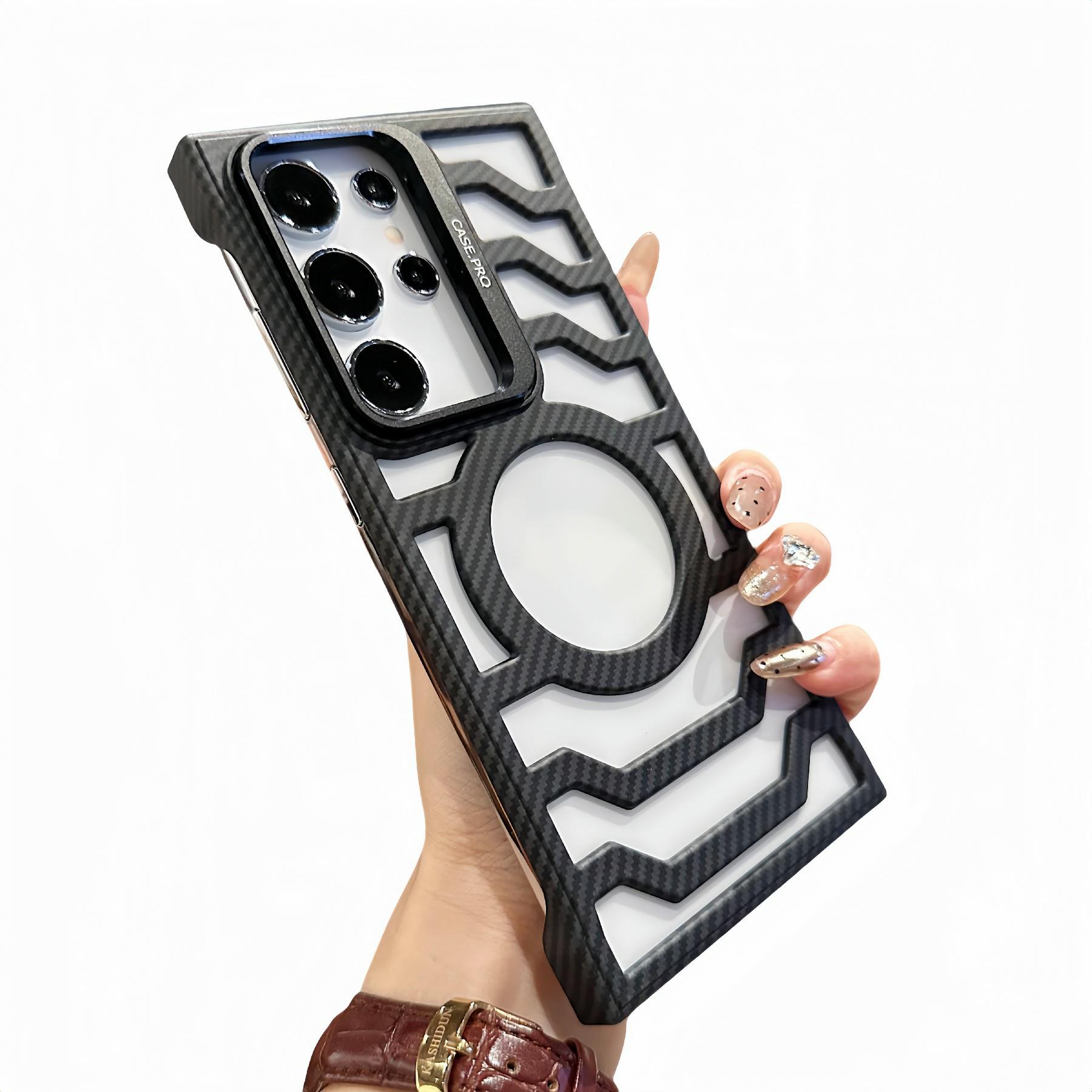 Чехол для Samsung Galaxy S24 Ultra, совместимый с MagSafe, безрамочный, с подставкой, ПК, чехол для телефона с текстурой углеродного волокна Black
Чехол для Samsung Galaxy S24 Ultra, совместимый с MagSafe, безрамочный, с подставкой, ПК, чехол для телефона с текстурой углеродного волокна Black