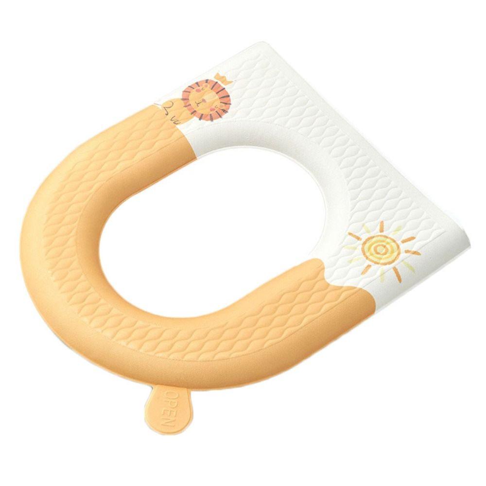 Waterproof Cute Toilet Seat Cover Cartoon Toilet Pad Reusable Closestool Mat Lavatory жёлтый
Waterproof Cute Toilet Seat Cover Cartoon Toilet Pad Reusable Closestool Mat Lavatory жёлтый