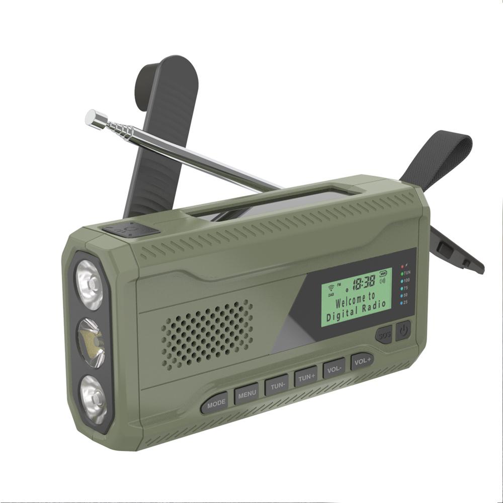 1x Аварийное радио DAB/FM с ручным заводом, на солнечной батарее, 4500 мАч, повербанк, зарядное устройство, фонарик
1x Аварийное радио DAB/FM с ручным заводом, на солнечной батарее, 4500 мАч, повербанк, зарядное устройство, фонарик