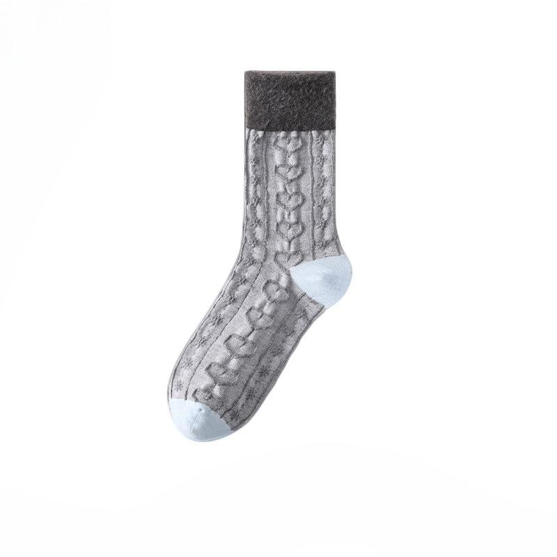 Soft Rabbit Fur Thick and Warm Winter and Autumn Socks, Children s Padded with Extra Fabric, Polka Dot and Bow Tie Style Mid-calf Socks for Women 1 pair темно-сірий
Soft Rabbit Fur Thick and Warm Winter and Autumn Socks, Children s Padded with Extra Fabric, Polka Dot and Bow Tie Style Mid-calf Socks for Women 1 pair темно-сірий