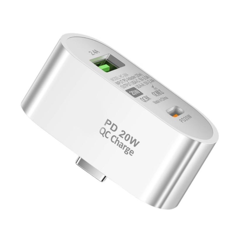 Multifunction USB C Fast Charging Splitter Mobile Phone Travel Adapter 20W USB 2.4A Charging for Laptop Phone Tablets білий
Multifunction USB C Fast Charging Splitter Mobile Phone Travel Adapter 20W USB 2.4A Charging for Laptop Phone Tablets білий