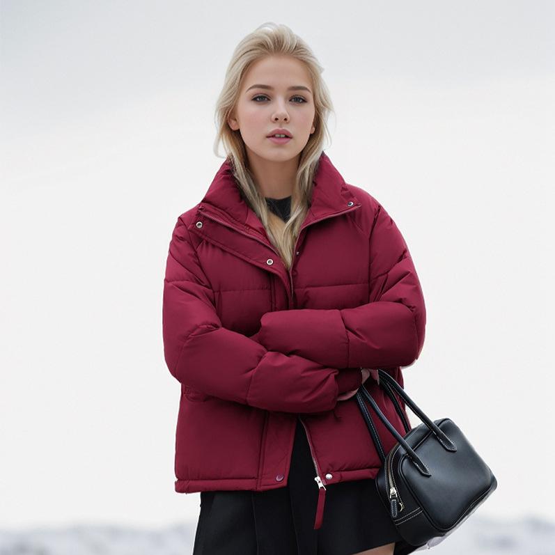 Winter Autumn Short Women Coat Stand-up Collar Thick Loose Jacket Warm Large Pocket Zipper Simple Parka XXL червоний
Winter Autumn Short Women Coat Stand-up Collar Thick Loose Jacket Warm Large Pocket Zipper Simple Parka XXL червоний