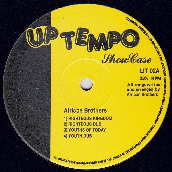 10inch Record AFRICAN BROTHERS - Showcase UT02 Uptempo Records 2010 UK Reggae, Ska & Dub Used
10inch Record AFRICAN BROTHERS - Showcase UT02 Uptempo Records 2010 UK Reggae, Ska & Dub Used