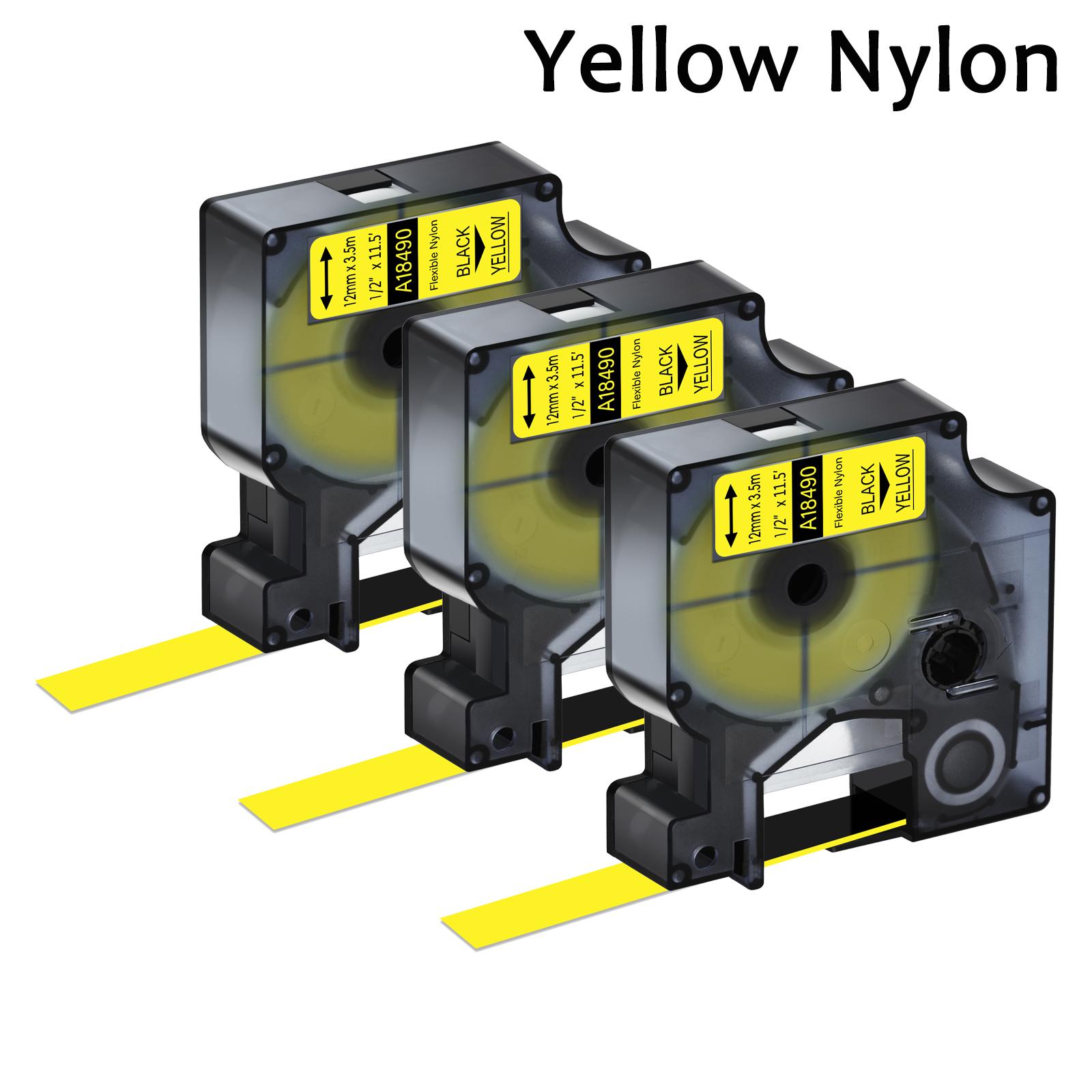 3-10PCS A18444 Compatible for DYMO IND Vinyl/ Flexible Nylon/ Permanent Polyester Labels A18432 A18488 A18483 9-19mm Label Tapes (as the picture,9mm)
3-10PCS A18444 Compatible for DYMO IND Vinyl/ Flexible Nylon/ Permanent Polyester Labels A18432 A18488 A18483 9-19mm Label Tapes (as the picture,9mm)