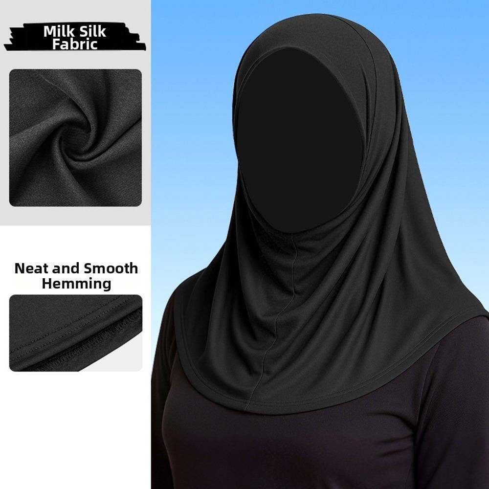 Elegant Ice Silk Women Hijab Scarf Neck Protection Lightweight Ready To Wear Hijab Solid Color Sun Protection Instant Hijab Lady
Elegant Ice Silk Women Hijab Scarf Neck Protection Lightweight Ready To Wear Hijab Solid Color Sun Protection Instant Hijab Lady