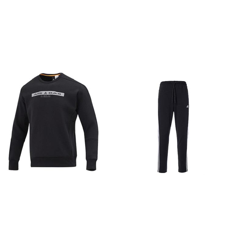 Adidas Letter Print Crew Neck Pullover Long Sleeve Top And Vintage Long Pants Sweatshirt Set Unisex Sweatshirt Set Black HE9899+FK6884 S
Adidas Letter Print Crew Neck Pullover Long Sleeve Top And Vintage Long Pants Sweatshirt Set Unisex Sweatshirt Set Black HE9899+FK6884 S
