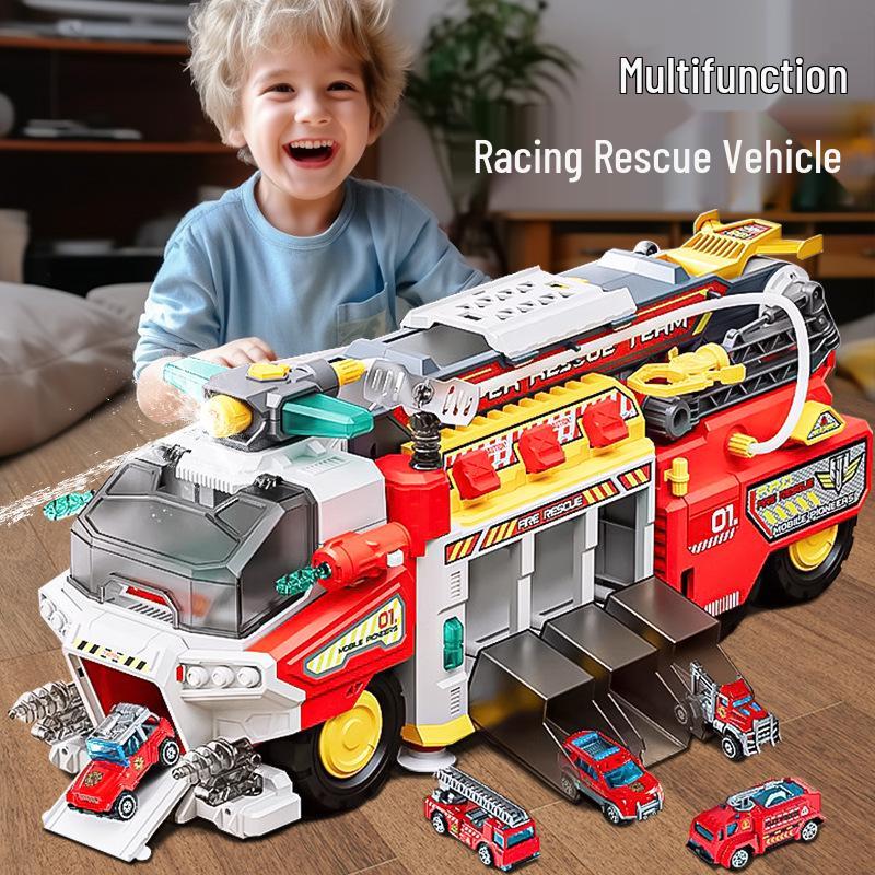 Sam s Style Multifunctional Fire Rescue Truck Toy - Large Police Car with Water Spray and Track for Boys
Sam s Style Multifunctional Fire Rescue Truck Toy - Large Police Car with Water Spray and Track for Boys