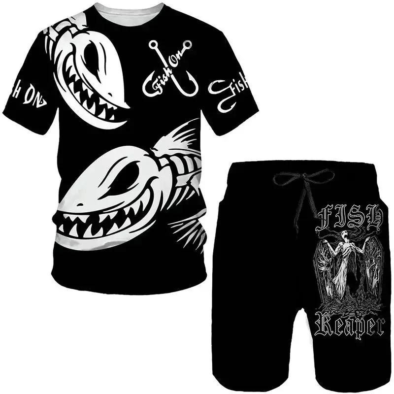 Sports T-shirt and Men s Shorts Printed on 3D, Pullover, Short Sleeves, Outdoor Fishing and Hunting, Retro Stylish, High Quality, 2 Pieces S
Sports T-shirt and Men s Shorts Printed on 3D, Pullover, Short Sleeves, Outdoor Fishing and Hunting, Retro Stylish, High Quality, 2 Pieces S