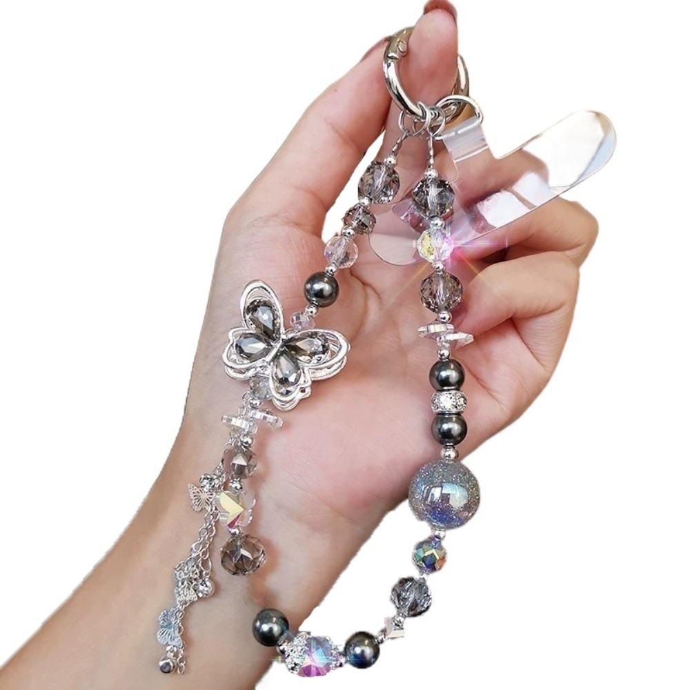 Жемчужный хрустальный браслет для телефона Бабочка Шнурок для мобильного телефона Подвеска для мобильного телефона серый
Жемчужный хрустальный браслет для телефона Бабочка Шнурок для мобильного телефона Подвеска для мобильного телефона серый
