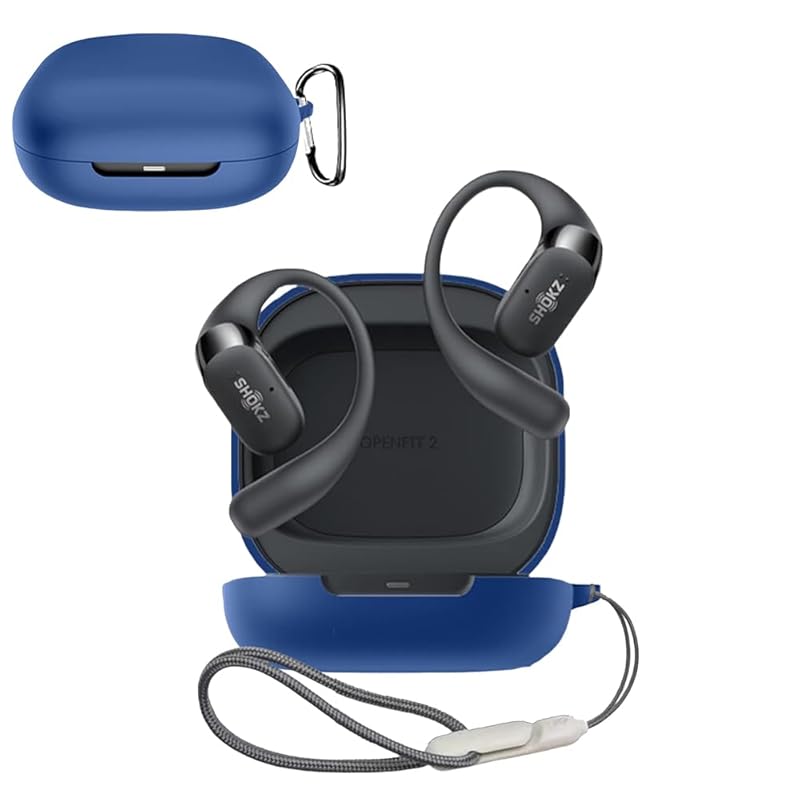 For SHOKZ OpenFit 2 case YILLIONS Soft silica gel sports cool design shock absorption waterproof dustproof lightweight Equipped with a hook to prevent
For SHOKZ OpenFit 2 case YILLIONS Soft silica gel sports cool design shock absorption waterproof dustproof lightweight Equipped with a hook to prevent