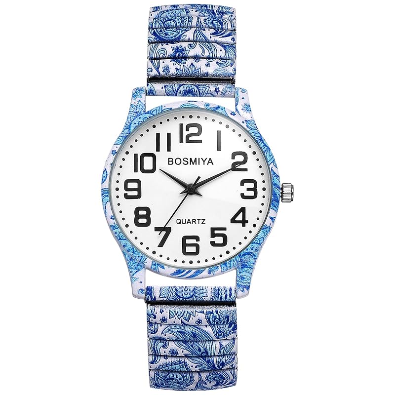 bohemia elastic belt watch seiko clock: Easy to see arabic numerals analog quartz watch Life waterproofing fashionable cool unisex fashion flower
bohemia elastic belt watch seiko clock: Easy to see arabic numerals analog quartz watch Life waterproofing fashionable cool unisex fashion flower