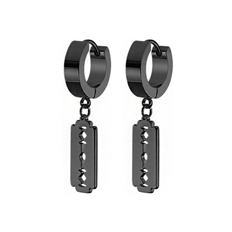 Black Silver Color Sword Earrings Men Stainless Steel Sword Blade Skull Huggie Hoops Earrings Cool Fashion Rock Tattoo Jewelry 1pair
Black Silver Color Sword Earrings Men Stainless Steel Sword Blade Skull Huggie Hoops Earrings Cool Fashion Rock Tattoo Jewelry 1pair