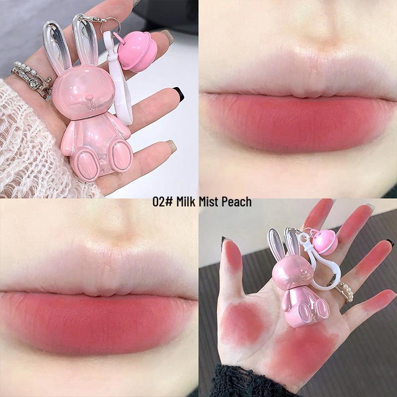 Gege Bear Pink Rabbit Fur Matte Lip Cream: Vibrant Autumn/Winter Colors, Brightens Complexion, Pendant Design Lipstick, Lip Glaze. 1.8g/ml
Gege Bear Pink Rabbit Fur Matte Lip Cream: Vibrant Autumn/Winter Colors, Brightens Complexion, Pendant Design Lipstick, Lip Glaze. 1.8g/ml