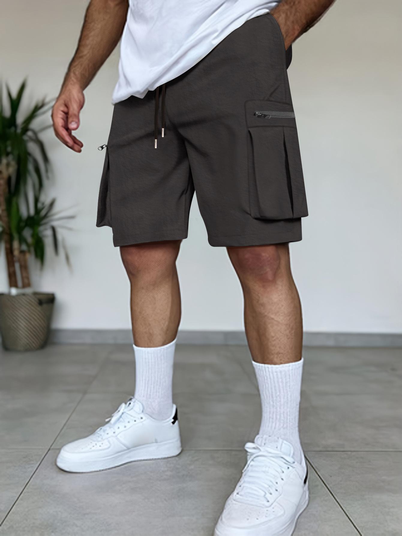 Men s Summer Cargo Shorts, Multi-Pocket Streetwear Utility Shorts, Loose Fit Wide Leg Knee-Length Casual Shorts S чёрный
Men s Summer Cargo Shorts, Multi-Pocket Streetwear Utility Shorts, Loose Fit Wide Leg Knee-Length Casual Shorts S чёрный
