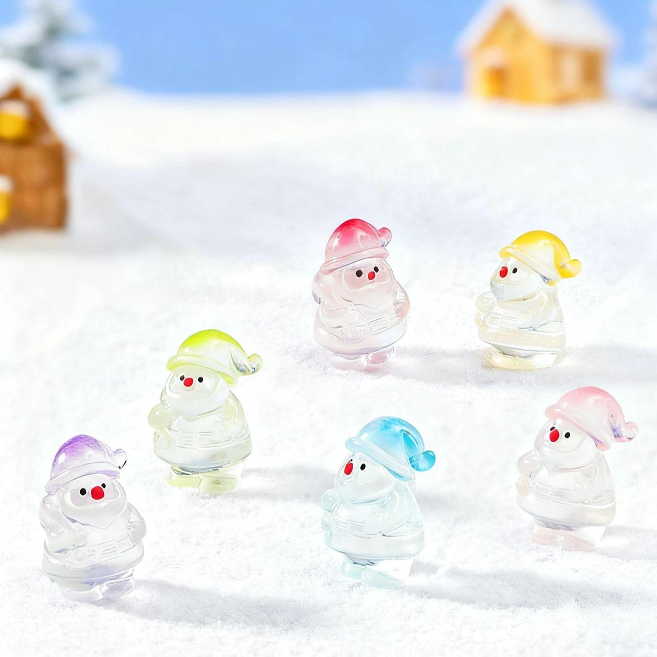 10/20Pcs Glow In Dark Santa Claus Figurines Luminous Mini Resin Christmas Decor For Xmas Tree Fairy Garden Holiday Gift (As shown-3522)-
10/20Pcs Glow In Dark Santa Claus Figurines Luminous Mini Resin Christmas Decor For Xmas Tree Fairy Garden Holiday Gift (As shown-3522)-
