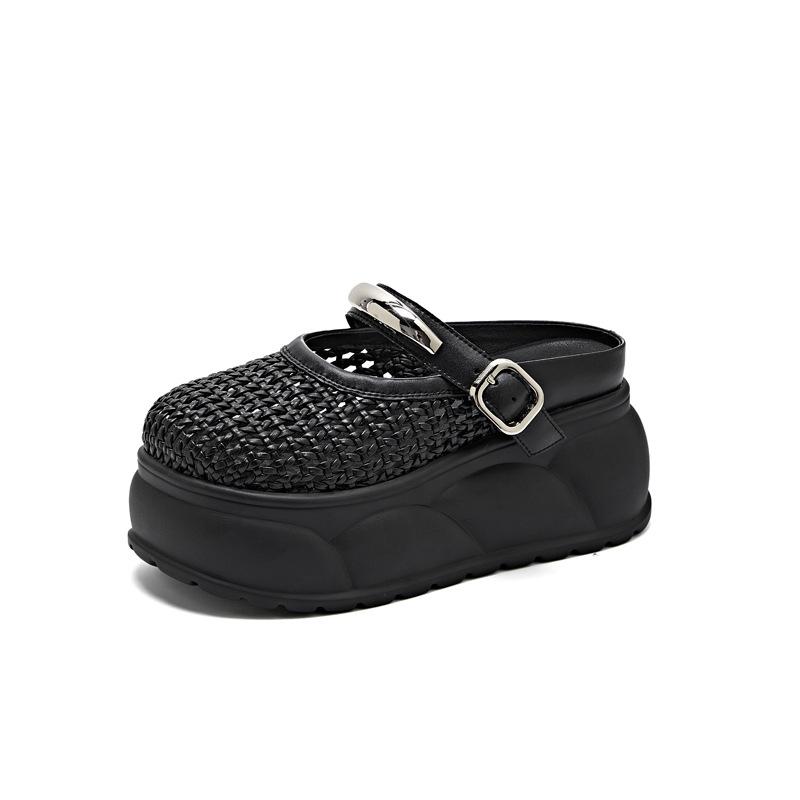 Кожаная сумка голова полушлепанцы женские летние 2025 новые плетеные туфли с отверстиями модные с юбкой женские крутые шлепанцы 40 чёрный
Кожаная сумка голова полушлепанцы женские летние 2025 новые плетеные туфли с отверстиями модные с юбкой женские крутые шлепанцы 40 чёрный