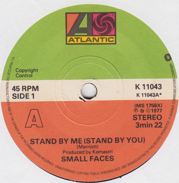 7inch Record SMALL FACES - Stand By Me (Stand By You) K11043 Atlantic 1977 UK Rock Used
7inch Record SMALL FACES - Stand By Me (Stand By You) K11043 Atlantic 1977 UK Rock Used
