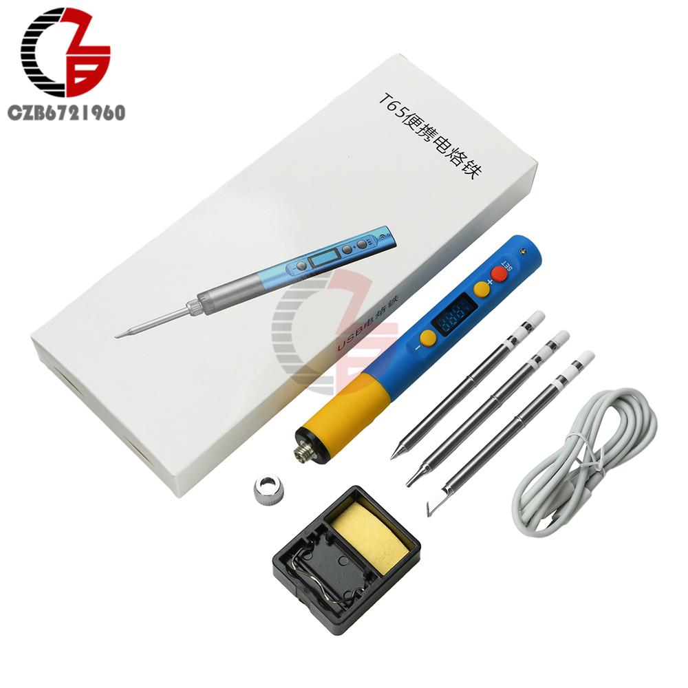 DC 9-20V Portable Electric Soldering Iron QC/PD65W Type-C Smart Digital Solder Iron Pen Repair Tool Adjustable Temperature
DC 9-20V Portable Electric Soldering Iron QC/PD65W Type-C Smart Digital Solder Iron Pen Repair Tool Adjustable Temperature