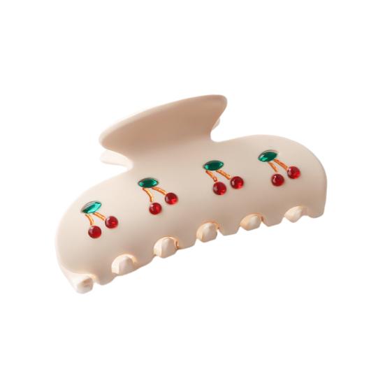 Hair Claw Rhinestones Inlaid Cherry Decoration Back Head Shower Clip Medium Size Shark Hair Claw Versatile Hair Accessory белый
Hair Claw Rhinestones Inlaid Cherry Decoration Back Head Shower Clip Medium Size Shark Hair Claw Versatile Hair Accessory белый