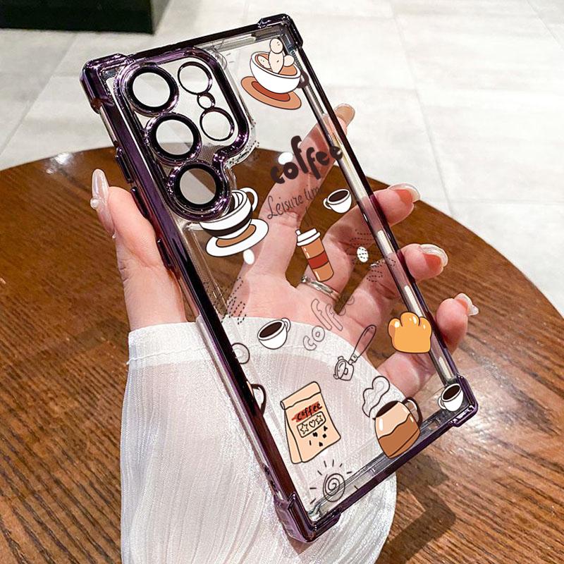 Чехол для телефона с рисунком Кофе и послеобеденный чай для Samsung Galaxy S26 S25 S24 S23 S22 Ultra Plus S21 FE Электролитическое покрытие Задняя крышка Galaxy S21 FE 5G
Чехол для телефона с рисунком Кофе и послеобеденный чай для Samsung Galaxy S26 S25 S24 S23 S22 Ultra Plus S21 FE Электролитическое покрытие Задняя крышка Galaxy S21 FE 5G
