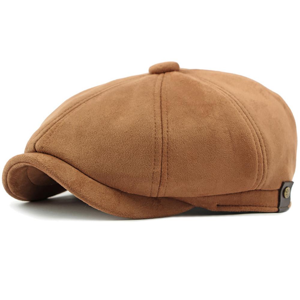 HT4580 Berets Men Women Hot Sale Suede Beret Cap Solid Octagonal Flat Cap Male Female Autumn Winter Hat Artist Painter Beret Hat 55-59cm Adjustable кавовий
HT4580 Berets Men Women Hot Sale Suede Beret Cap Solid Octagonal Flat Cap Male Female Autumn Winter Hat Artist Painter Beret Hat 55-59cm Adjustable кавовий