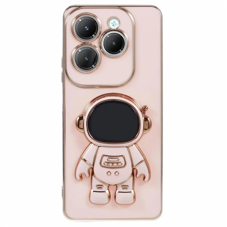Для Infinix Hot 40/ Hot 40 Pro/ TECNO Spark 20 Pro Чехол Мягкий TPU Чехол для телефона Astronaut Kickstand Holder - Розовый
Для Infinix Hot 40/ Hot 40 Pro/ TECNO Spark 20 Pro Чехол Мягкий TPU Чехол для телефона Astronaut Kickstand Holder - Розовый
