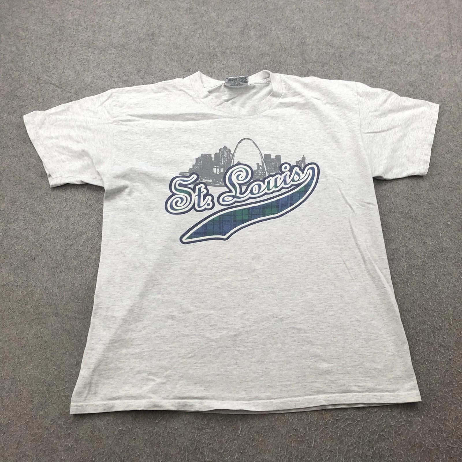 Vintage St Louis Shirt Mens Large Gray Lee Total City Skyline Graphic USA 90s S
Vintage St Louis Shirt Mens Large Gray Lee Total City Skyline Graphic USA 90s S