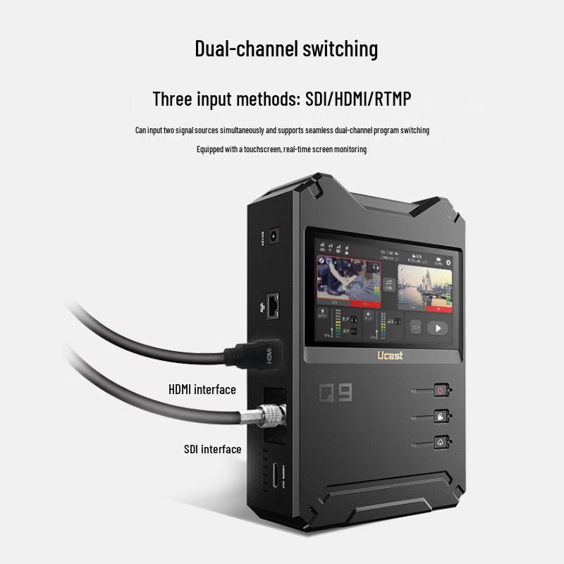 otonUcast Q9 5G Multi-Card Live Streaming Encoder
otonUcast Q9 5G Multi-Card Live Streaming Encoder