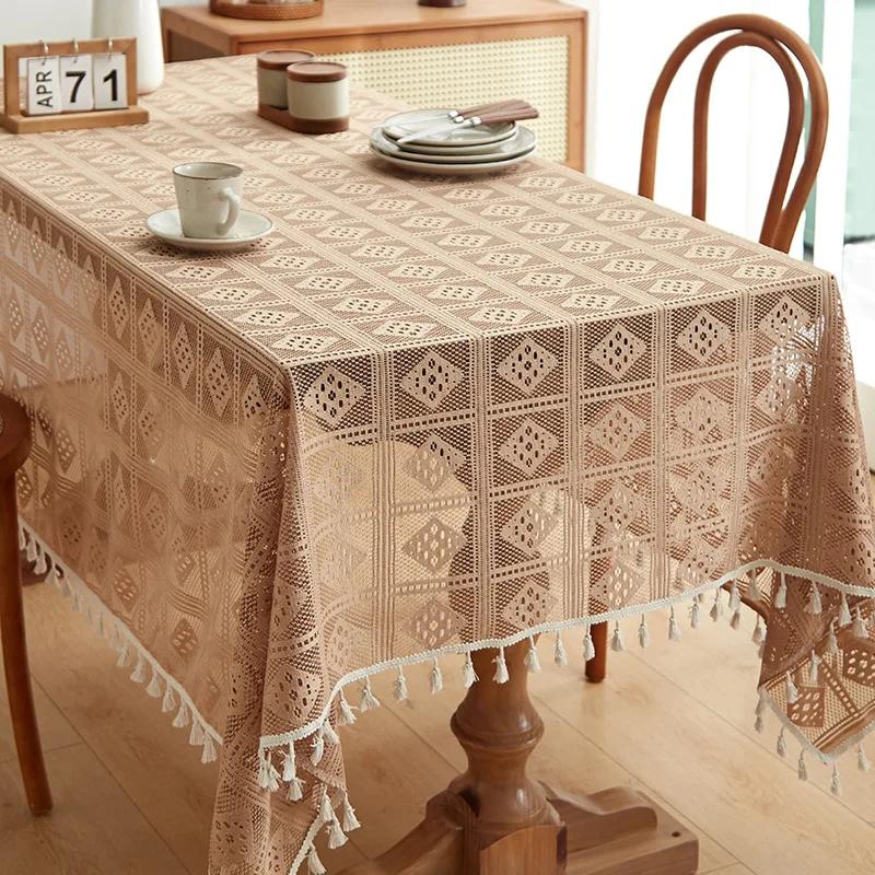 Wear-resistant Household Tablecloth Hollow Design Anti Slip Table Cover Cloth Lace Dustproof Dining Table Fabric Tablecloth 100X140cm коричневый
Wear-resistant Household Tablecloth Hollow Design Anti Slip Table Cover Cloth Lace Dustproof Dining Table Fabric Tablecloth 100X140cm коричневый