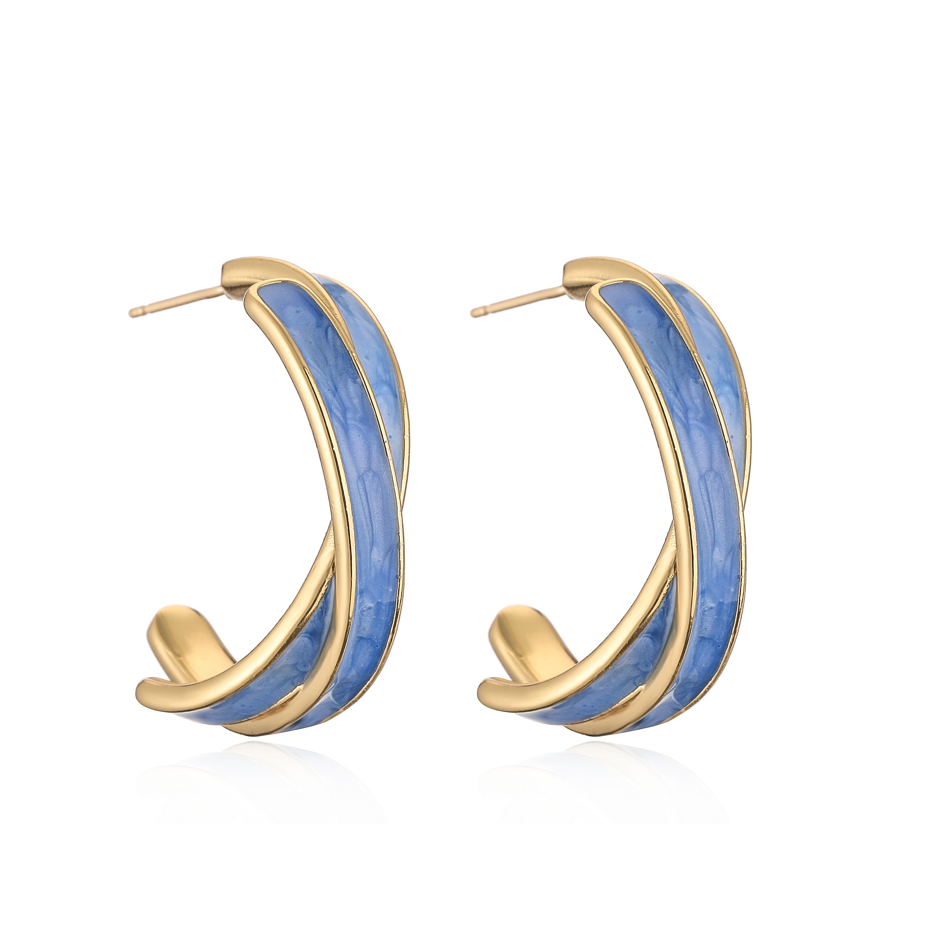 HECHENG, Candy Color Enamel Hoop Earrings Women Earrings Gifts Fashion Zircon Huggie Wholesale синий
HECHENG, Candy Color Enamel Hoop Earrings Women Earrings Gifts Fashion Zircon Huggie Wholesale синий