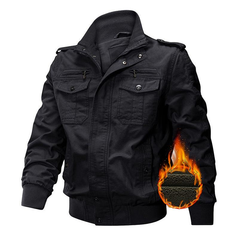 Spring and Autumn Men s Military Jacket Cotton Casual Loose Tooling Jacket Middle-aged and Young Solid Color Multi-Pocket Thin Top Men 6XL
Spring and Autumn Men s Military Jacket Cotton Casual Loose Tooling Jacket Middle-aged and Young Solid Color Multi-Pocket Thin Top Men 6XL