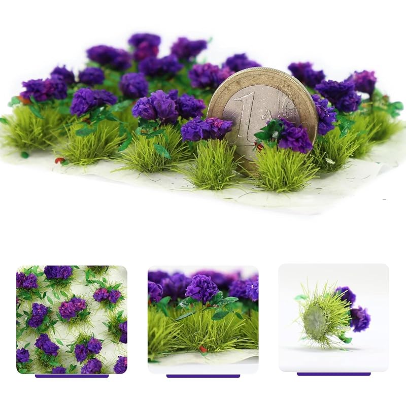 Artificial Lawn Realistic Flower Cluster Model Railway Fairy Garden Micro Landscape Diorama DIY model railway diorama scene accessories (tulip)
Artificial Lawn Realistic Flower Cluster Model Railway Fairy Garden Micro Landscape Diorama DIY model railway diorama scene accessories (tulip)