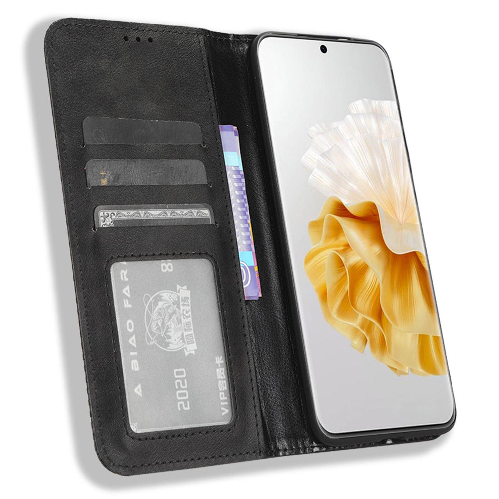Phone Stand Cover for Huawei P60/P60 Pro Magnetic Retro PU Leather Cell Phone Wallet Case Black
Phone Stand Cover for Huawei P60/P60 Pro Magnetic Retro PU Leather Cell Phone Wallet Case Black