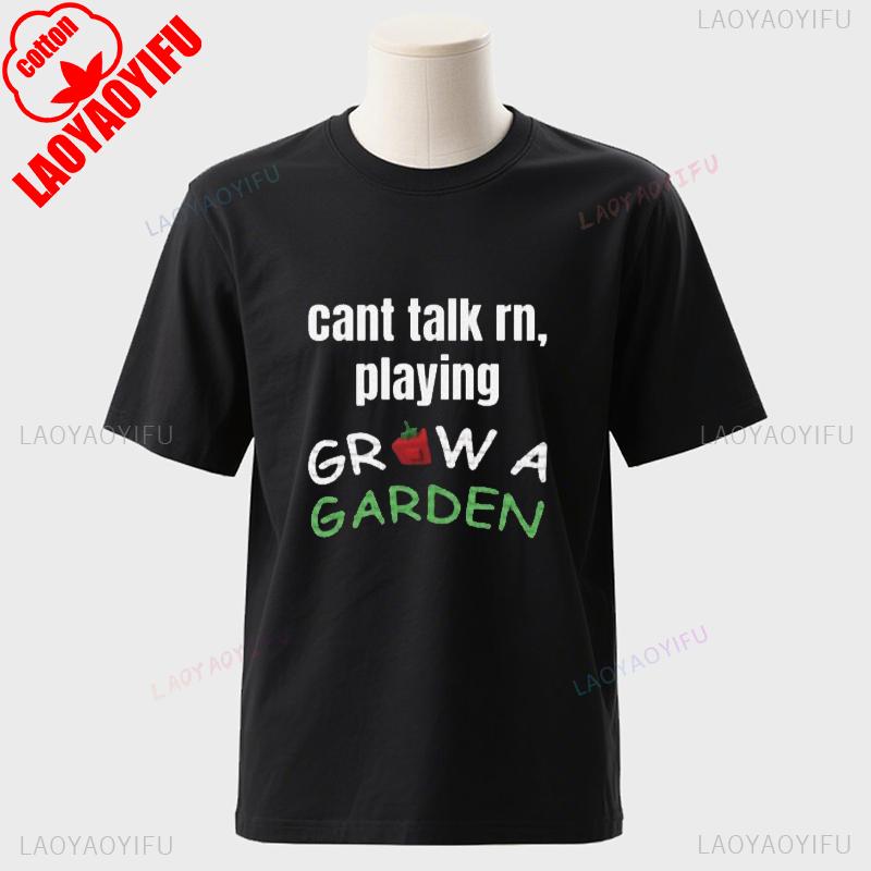 Cant Talk Right Now Playing Grow A Garden TShirt Funny Viral Meme Tee Breathable Cotton Shirt Humor Streetwear Womens Unisex Tee S
Cant Talk Right Now Playing Grow A Garden TShirt Funny Viral Meme Tee Breathable Cotton Shirt Humor Streetwear Womens Unisex Tee S