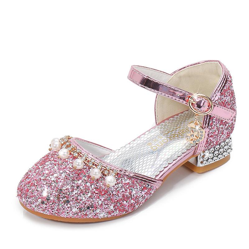 Girls sandals, princess shoes, children s crystal shoes, soft-soled leather shoes, little girls high-heeled shoes, princess style for toddlers 25 рожевий
Girls sandals, princess shoes, children s crystal shoes, soft-soled leather shoes, little girls high-heeled shoes, princess style for toddlers 25 рожевий