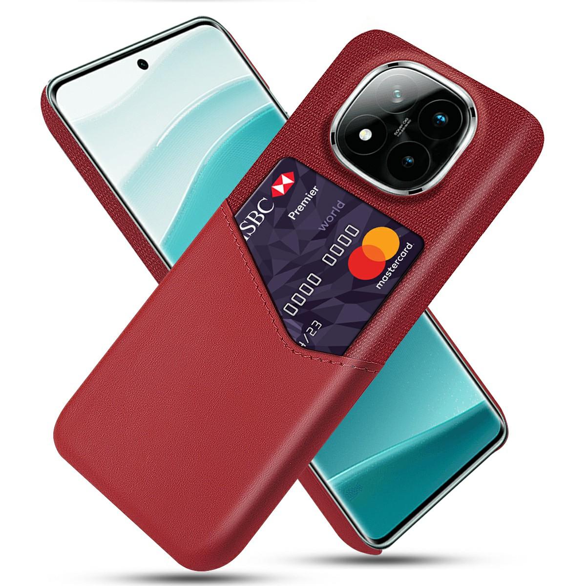 For Xiaomi Redmi Note 14 Pro+ 5G Case PU Leather Cloth Texture Hard PC Phone Cover with Card Holder Red
For Xiaomi Redmi Note 14 Pro+ 5G Case PU Leather Cloth Texture Hard PC Phone Cover with Card Holder Red