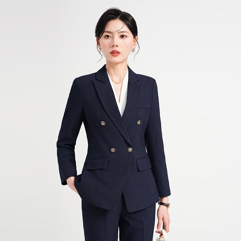 Thero Man Women s Striped Business Suit Set L
Thero Man Women s Striped Business Suit Set L