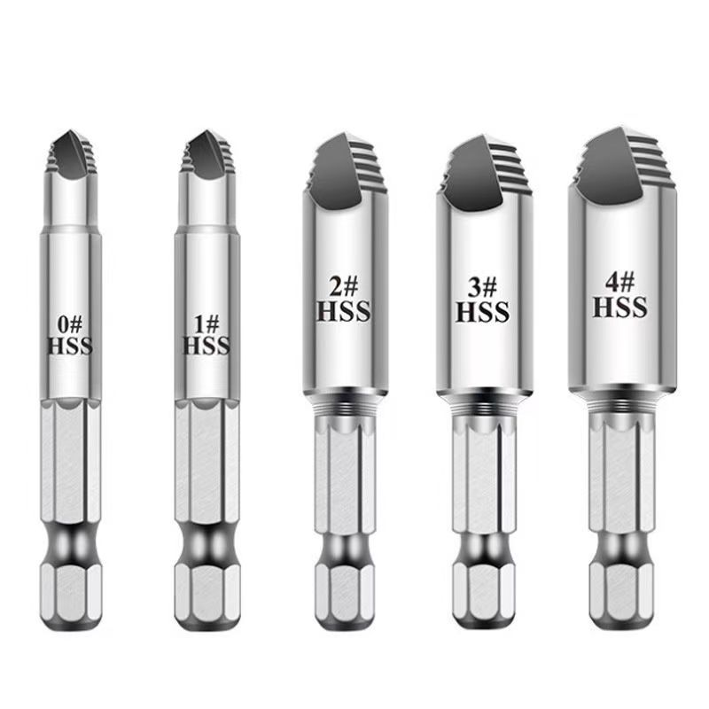 Broken Screw Extractor Set 5 Pieces Hex Shank Screw Removal Tools for Extracting Damaged and Stripped Screws from Various Materials One Size срібний
Broken Screw Extractor Set 5 Pieces Hex Shank Screw Removal Tools for Extracting Damaged and Stripped Screws from Various Materials One Size срібний