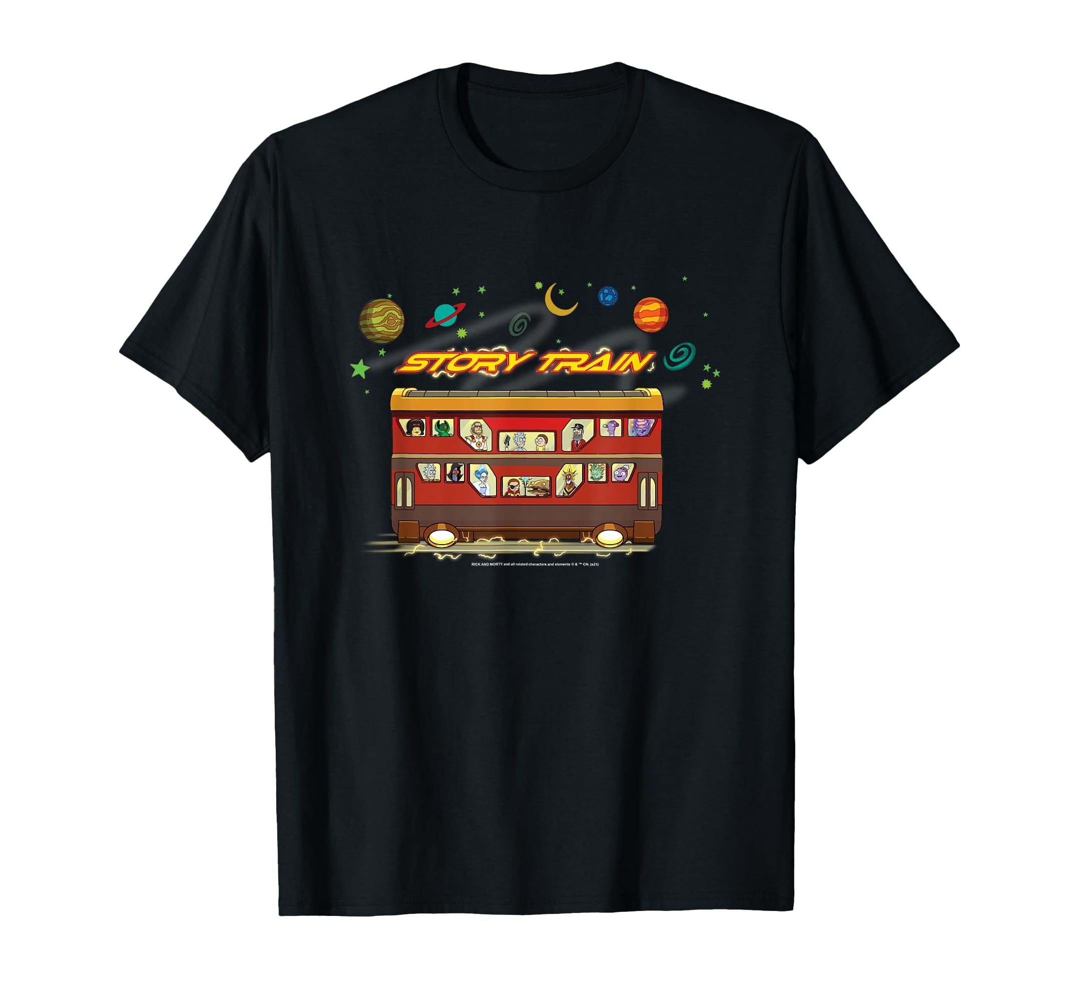 Rick and Morty Story Train T-Shirt
Rick and Morty Story Train T-Shirt