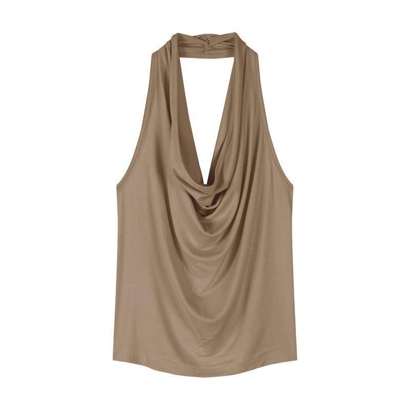 Korean Style Spicy Halter V-Neck Sleeveless Tank Top – Sexy, Slim, Backless Summer Design for Women XL recommended 110-125 jin
Korean Style Spicy Halter V-Neck Sleeveless Tank Top – Sexy, Slim, Backless Summer Design for Women XL recommended 110-125 jin