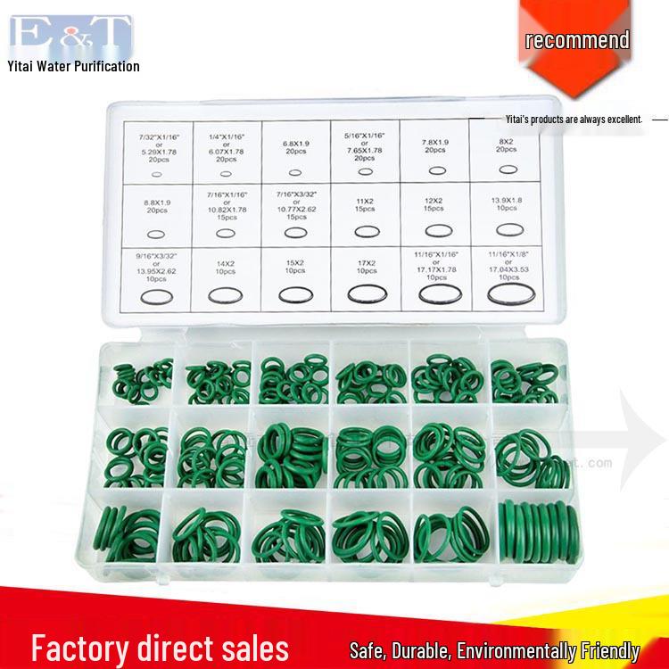 Silicone Fluororubber O-ring Kit for Car A/C Repair - High Temp & Oil Resistant Seals
Silicone Fluororubber O-ring Kit for Car A/C Repair - High Temp & Oil Resistant Seals