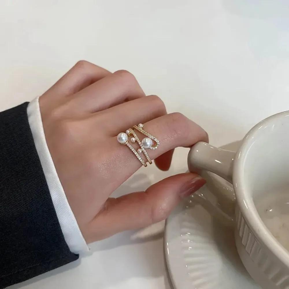 Temperament Full of Pearl Angel Wings Rings for Women Luxury Gold Color Stainless Steel Zircon Finger Jewelry Bride Accessory resizable
Temperament Full of Pearl Angel Wings Rings for Women Luxury Gold Color Stainless Steel Zircon Finger Jewelry Bride Accessory resizable