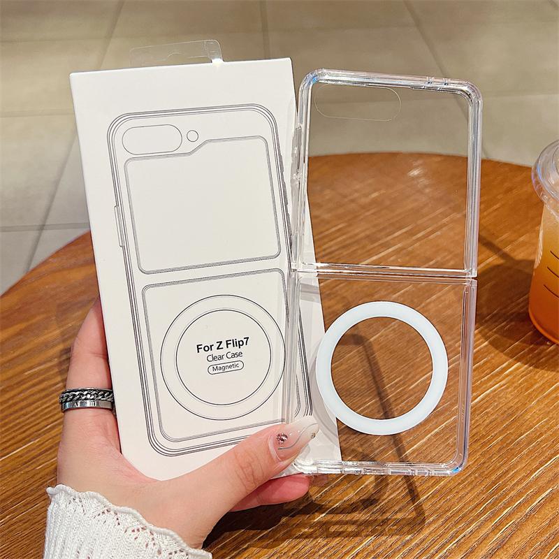 Original For Magsafe Magnetic Clear Case For Samsung Galaxy Z Fold 7 6 5 4 3 Z Flip 7 6 5 4 3 Wireless Charging Shockproof Cover Galaxy Z Flip5
Original For Magsafe Magnetic Clear Case For Samsung Galaxy Z Fold 7 6 5 4 3 Z Flip 7 6 5 4 3 Wireless Charging Shockproof Cover Galaxy Z Flip5