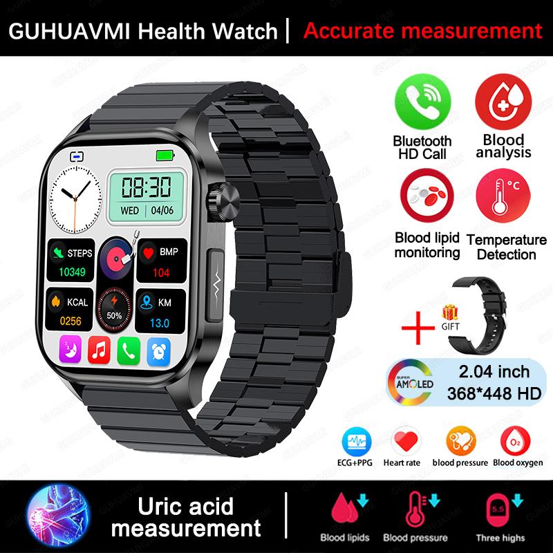2025 Новые Смарт-часы для Управления Здоровьем Мужские ЭКГ+ФПГ Липиды Крови Мочевая Кислота Фитнес-Трекер Bluetooth Звонок Смарт-часы Black Steel B
2025 Новые Смарт-часы для Управления Здоровьем Мужские ЭКГ+ФПГ Липиды Крови Мочевая Кислота Фитнес-Трекер Bluetooth Звонок Смарт-часы Black Steel B