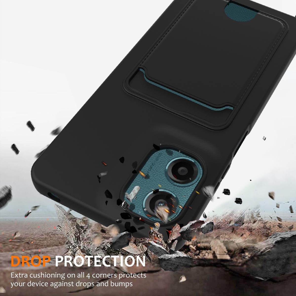 For Motorola Moto E15 4G/Motorola Moto G05 4G Case Liquid Silicone Card Holder Back Phone Cover with Lanyard Black
For Motorola Moto E15 4G/Motorola Moto G05 4G Case Liquid Silicone Card Holder Back Phone Cover with Lanyard Black