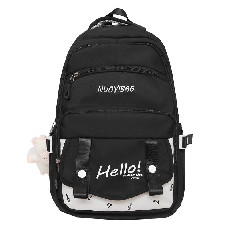 Рюкзак с буквенным принтом для девочек-подростков, большой емкости, школьный рюкзак в стиле колледжа, женский рюкзак чёрный
Рюкзак с буквенным принтом для девочек-подростков, большой емкости, школьный рюкзак в стиле колледжа, женский рюкзак чёрный