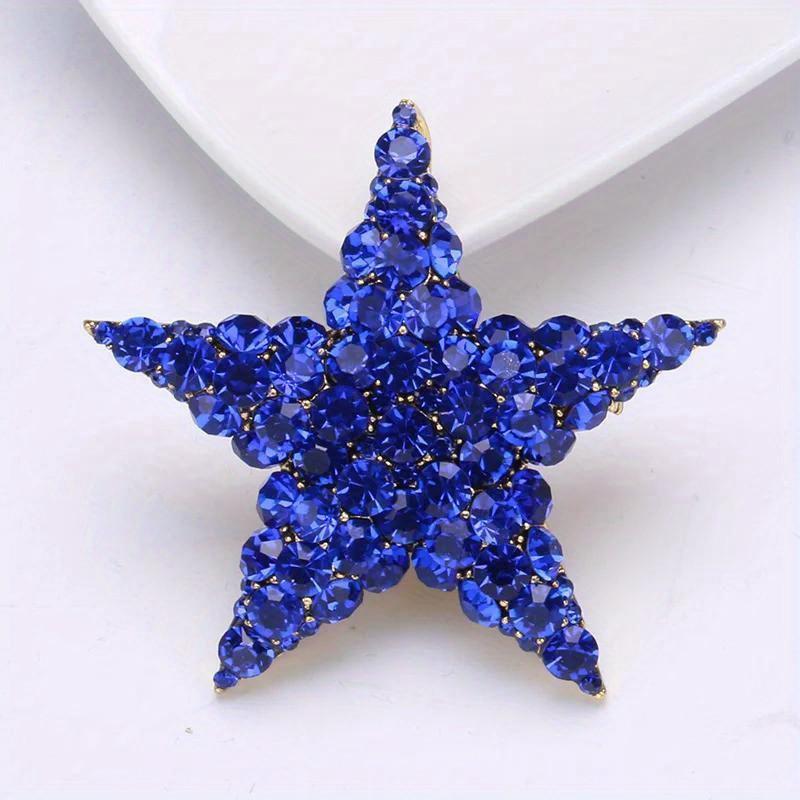 Fashion Star Luxury Crystasl Brooch Pin Badges Rhinestone Elegant Women Men Trendy Corsage Jewelry Bcukle Coat Pins синій
Fashion Star Luxury Crystasl Brooch Pin Badges Rhinestone Elegant Women Men Trendy Corsage Jewelry Bcukle Coat Pins синій