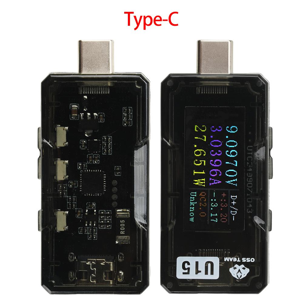 DC4-25V Type-C Tester USB Fast Charging Current Voltage Monitor Multifunction Power Meter Voltmeter Ammeter for Cell Phone Power
DC4-25V Type-C Tester USB Fast Charging Current Voltage Monitor Multifunction Power Meter Voltmeter Ammeter for Cell Phone Power